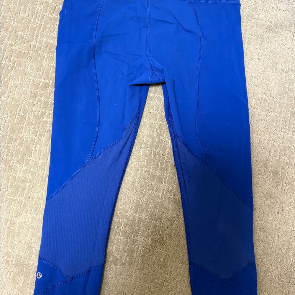 Lululemon Athletica Vibrant Blue Leggings